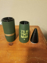 Load image into Gallery viewer, 3D Printed - 75mm M48 Howitzer Shell - 75H - Replica
