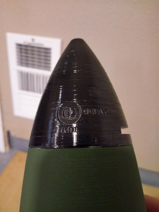 3D Printed 75mm Pack Howitzer Shell - Piggy Bank for Salute Casing