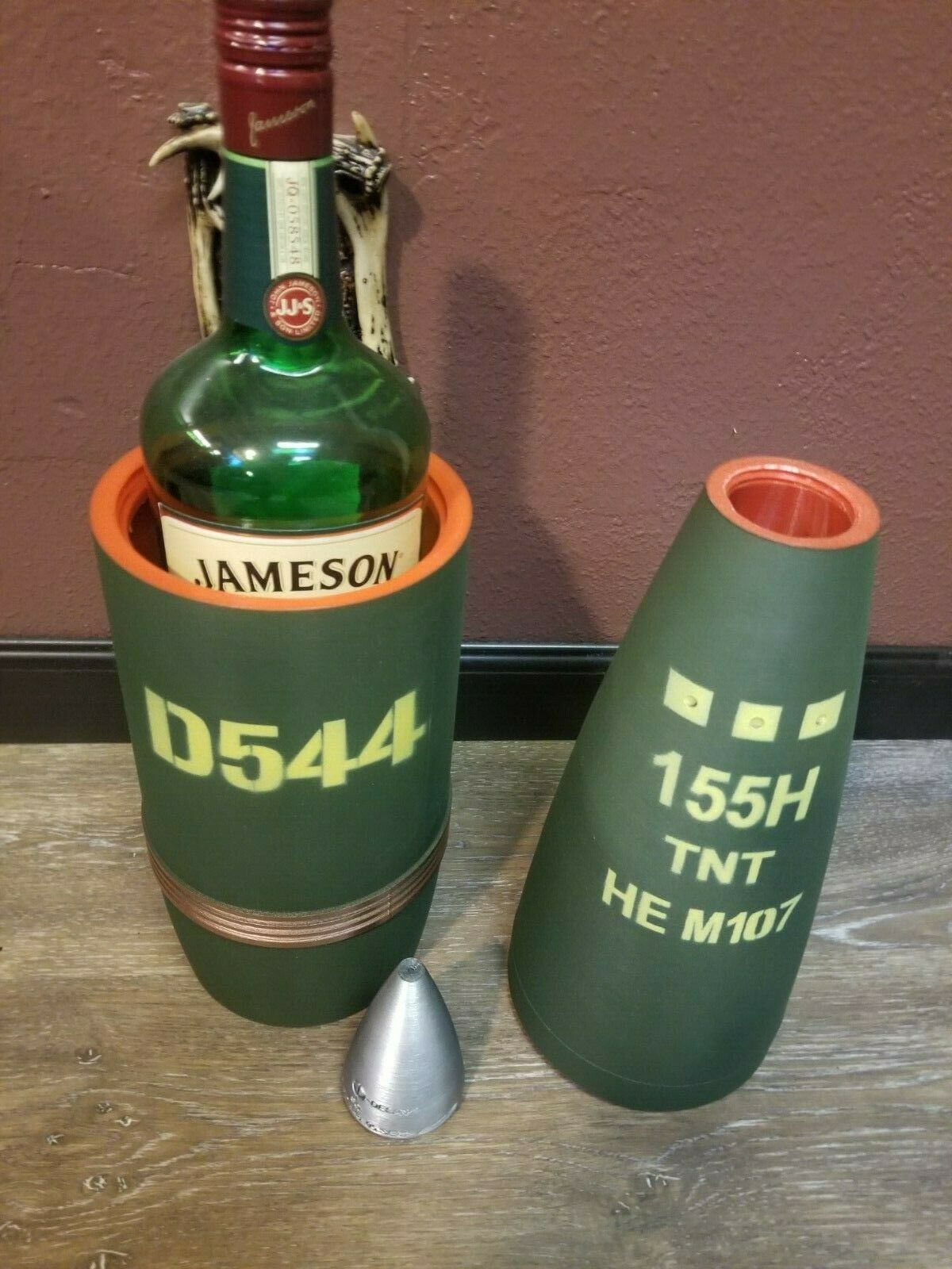 155mm M107 COMP-B Whiskey Stash with HideyHole replica, view 6
