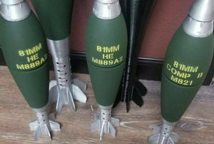 3D Printed 81mm Mortar Replica or Piggy Bank/COMP-B or HE