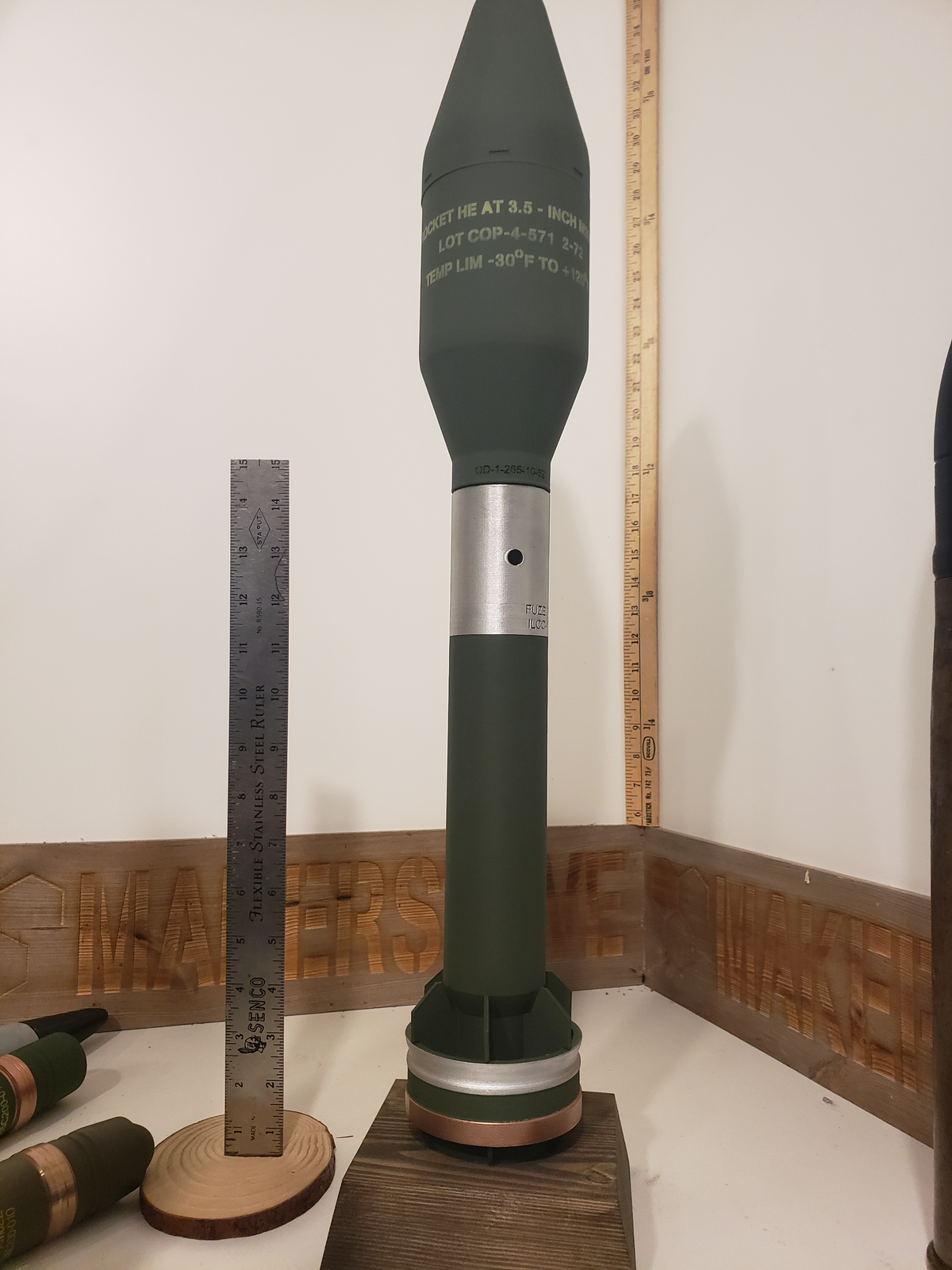 3D Printed M28A2 Super Bazooka Replica - plastic - fake - reenactment